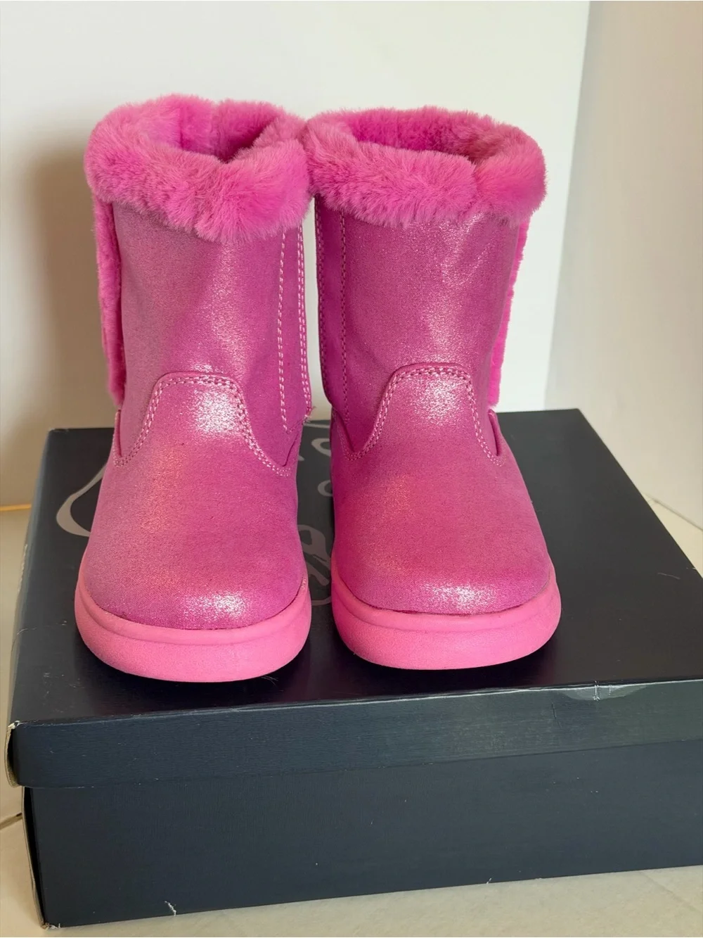 OshKosh B'gosh Pink Faux-Fur Boots